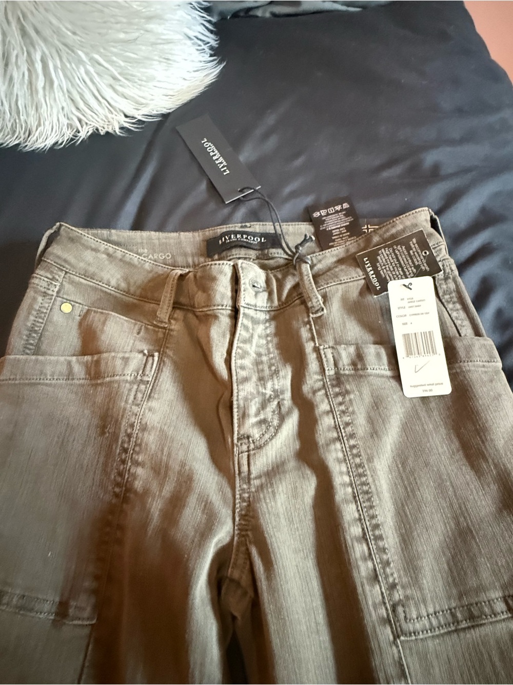 Liverpool Jeans Company Olive Green Women's Jeans